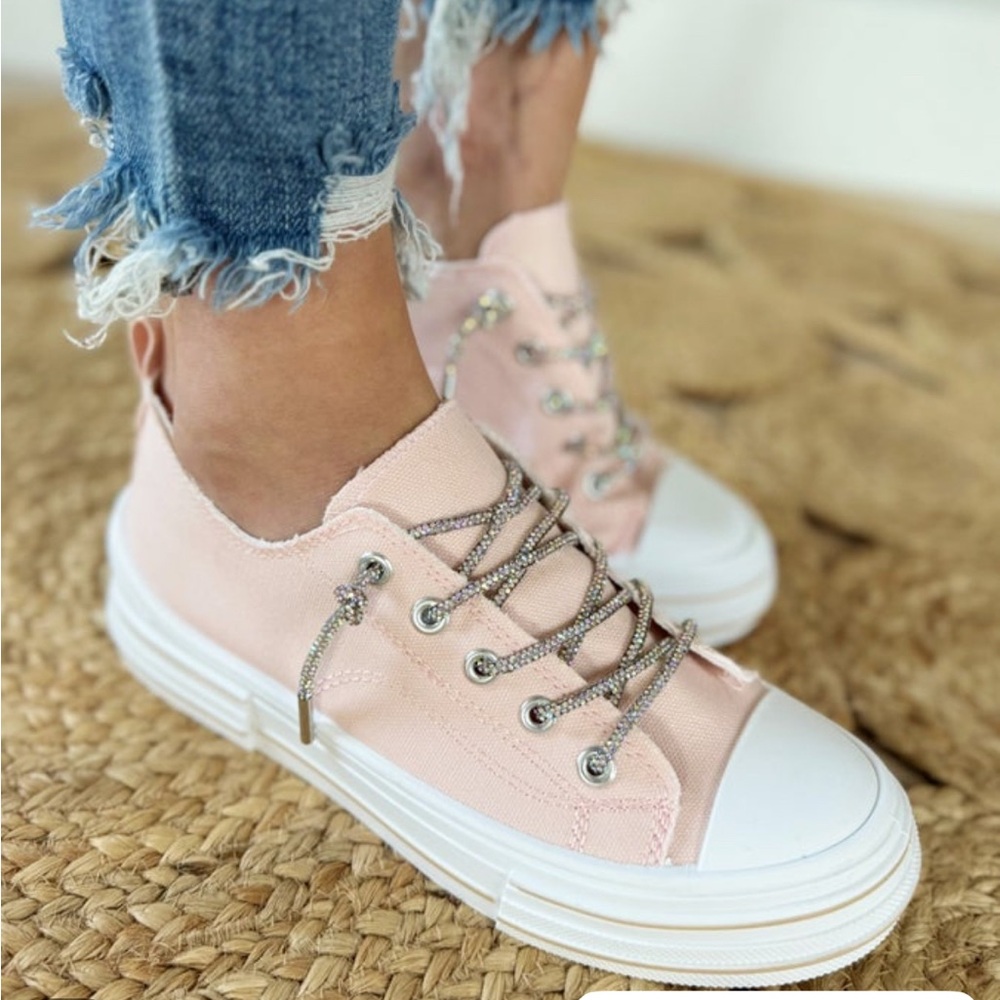 Brand New Very G Sneakers with Sparkly Laces